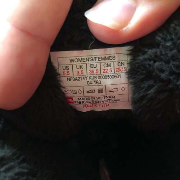 The North Face Shallista II Mid Luxe Booth‎ - Sz 5. - Picture 7 of 10